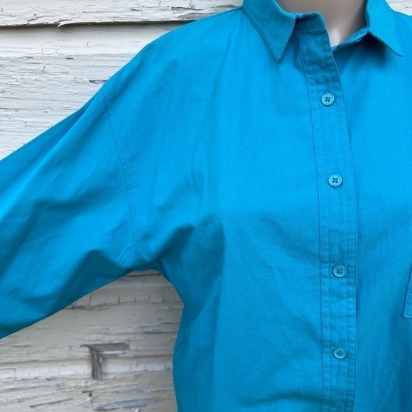 Vintage 80s New Gitano Button Down 1989 80s Long Sleeve Cottage Core Shirt Top - Picture 3 of 8